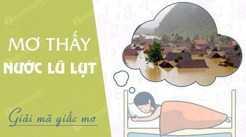 Nằm mơ thấy nước lũ lụt đánh vào con gì? là điềm báo gì?