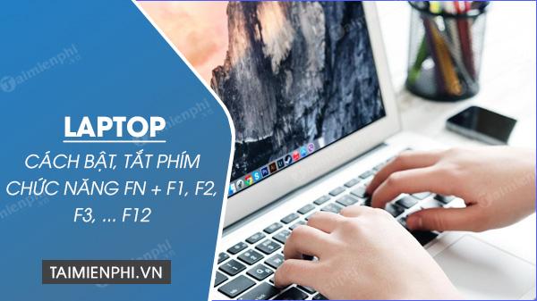 Cách kích hoạt, vô hiệu hóa phím chức năng FN + F1, F2, F3, ... F12 trên Laptop