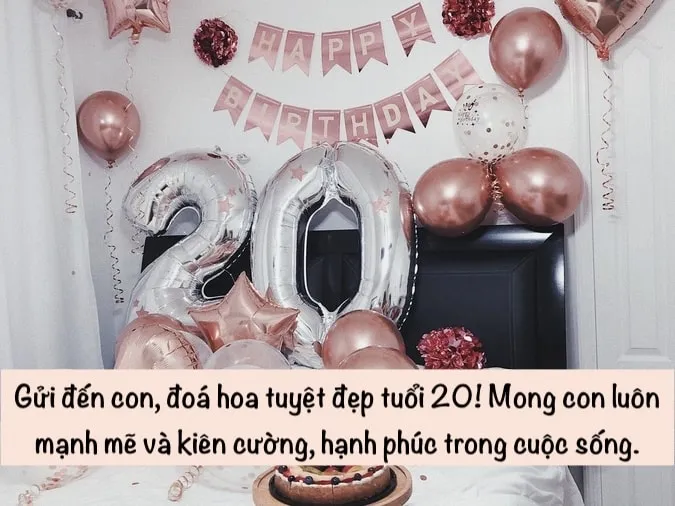 30 câu chúc mừng sinh nhật tuổi 20 ý nghĩa