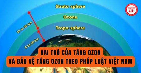 Vai trò của tầng ozon và bảo vệ tầng ozon theo pháp luật Việt Nam