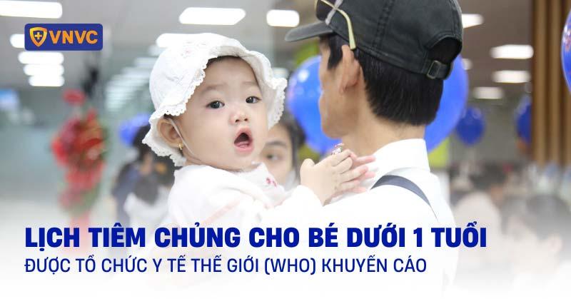 lịch tiêm chủng cho trẻ 0-12 tháng