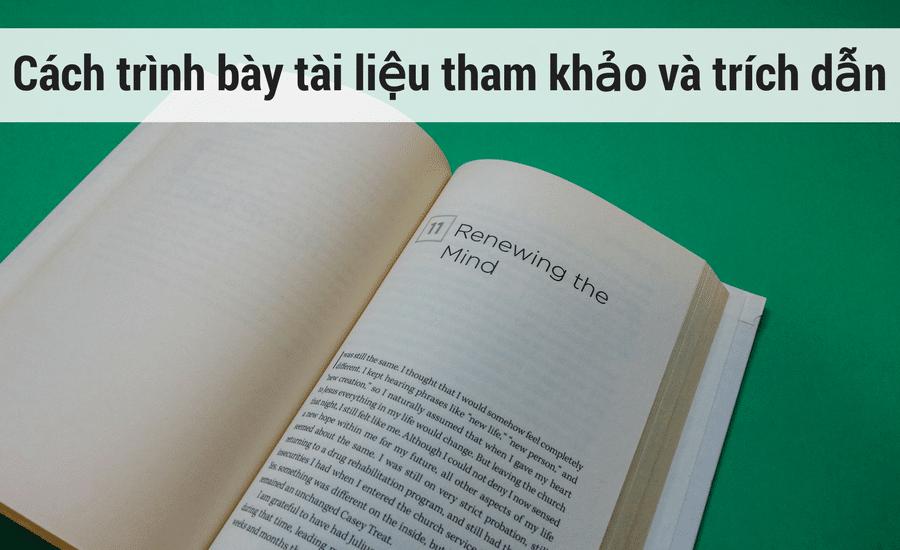 Cách Trích Dẫn Tài Liệu Tham Khảo - Hướng dẫn Chi tiết [ Cập nhật 2024 ]