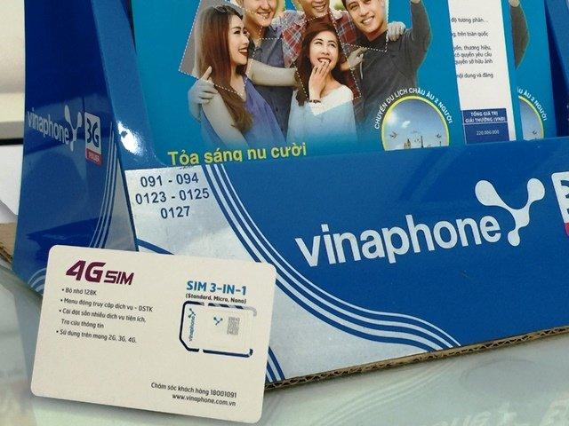 cách sử dụng sim 4g Vinaphone