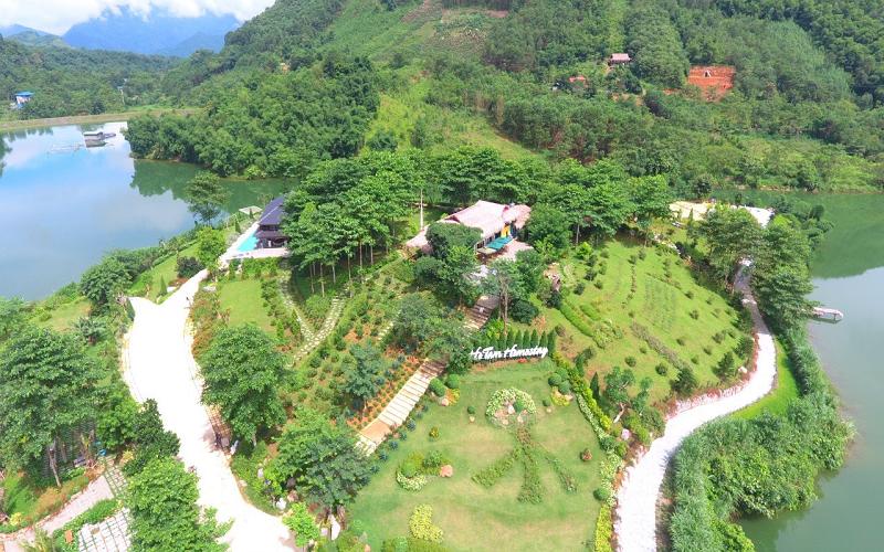 Đà Bắc - Hòa Bình: Hồ Tằm homestay xây dựng khi chưa chuyển đổi mục đích sử dụng đất