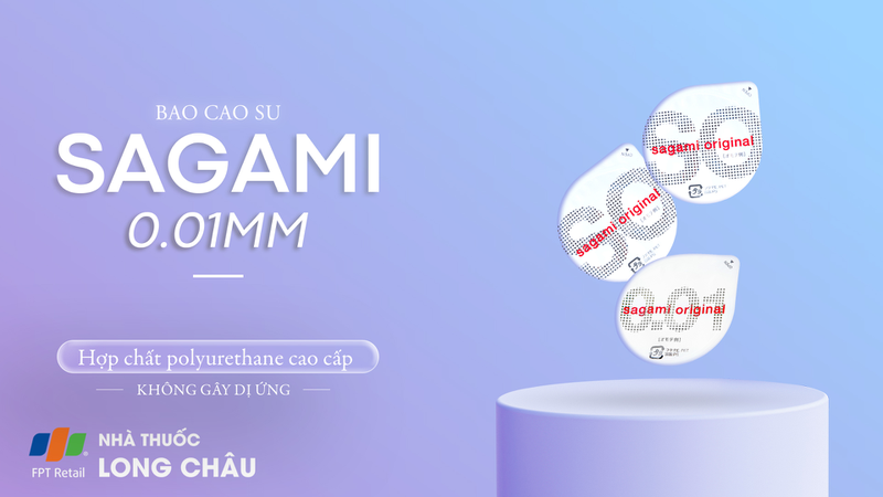 BCS SAGAMI 0.01MM SIÊU MỎNG CHẠM ĐỈNH CHÂN THẬT, KHÔNG MÀU, KHÔNG MÙI, KHÔNG KÍCH ỨNG 1 CÁI 2.jpg