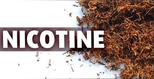 Nicotine là một chất gây nghiện mạnh có trong thành phần của thuốc lá