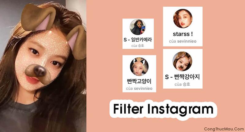 Tổng hợp 12 filter mặt nạ lấp lánh đẹp, đang hot trên Instagram