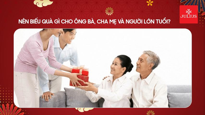 biếu các món quà biếu cho người già 