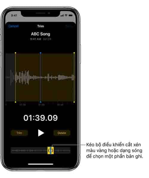 Cách cắt ghi âm trên iphone – sửa hoặc xóa bản ghi âm đơn giản nhất