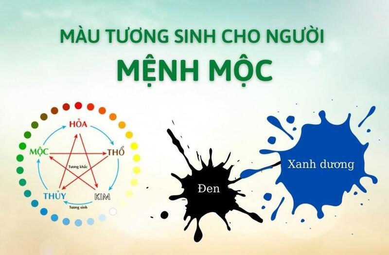 Người mệnh Mộc hợp màu nào