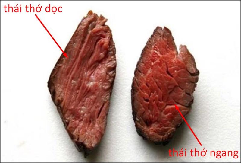 Tổng hợp cách thái thịt lợn, bò, gà, vịt đúng thớ, mềm mỏng đẹp chuẩn