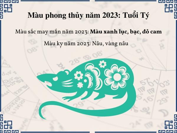 Màu phong thủy 2023 dành cho 12 con giáp chính xác nhất