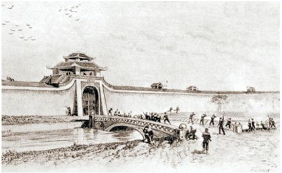 Thực dân Pháp tiến đánh Bắc Kì lần thứ nhất (1873). Kháng chiến lan rộng ra Bắc Kì