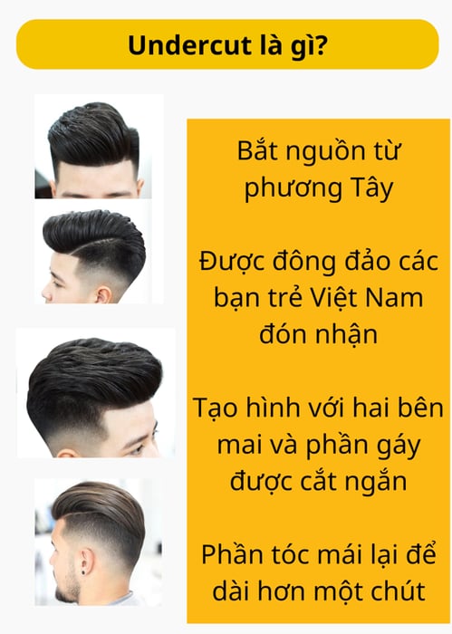 100+ Kiểu Tóc Undercut Nam Tính, Sành Điệu Cho Các Chàng