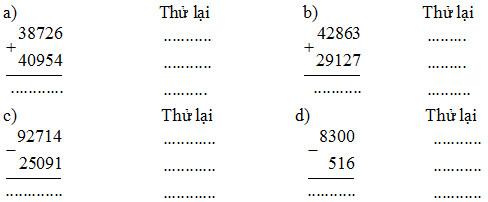 Giải vở bài tập Toán 4 bài 31