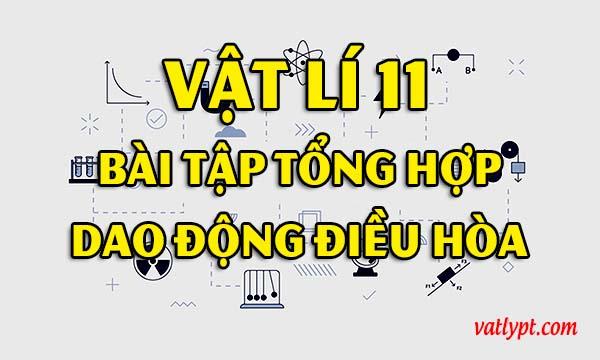 Bài tập tổng hợp dao động điều hòa, vật lí 11