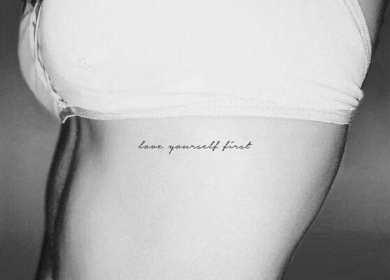 hình tattoo chữ về tình yêu ý nghĩa