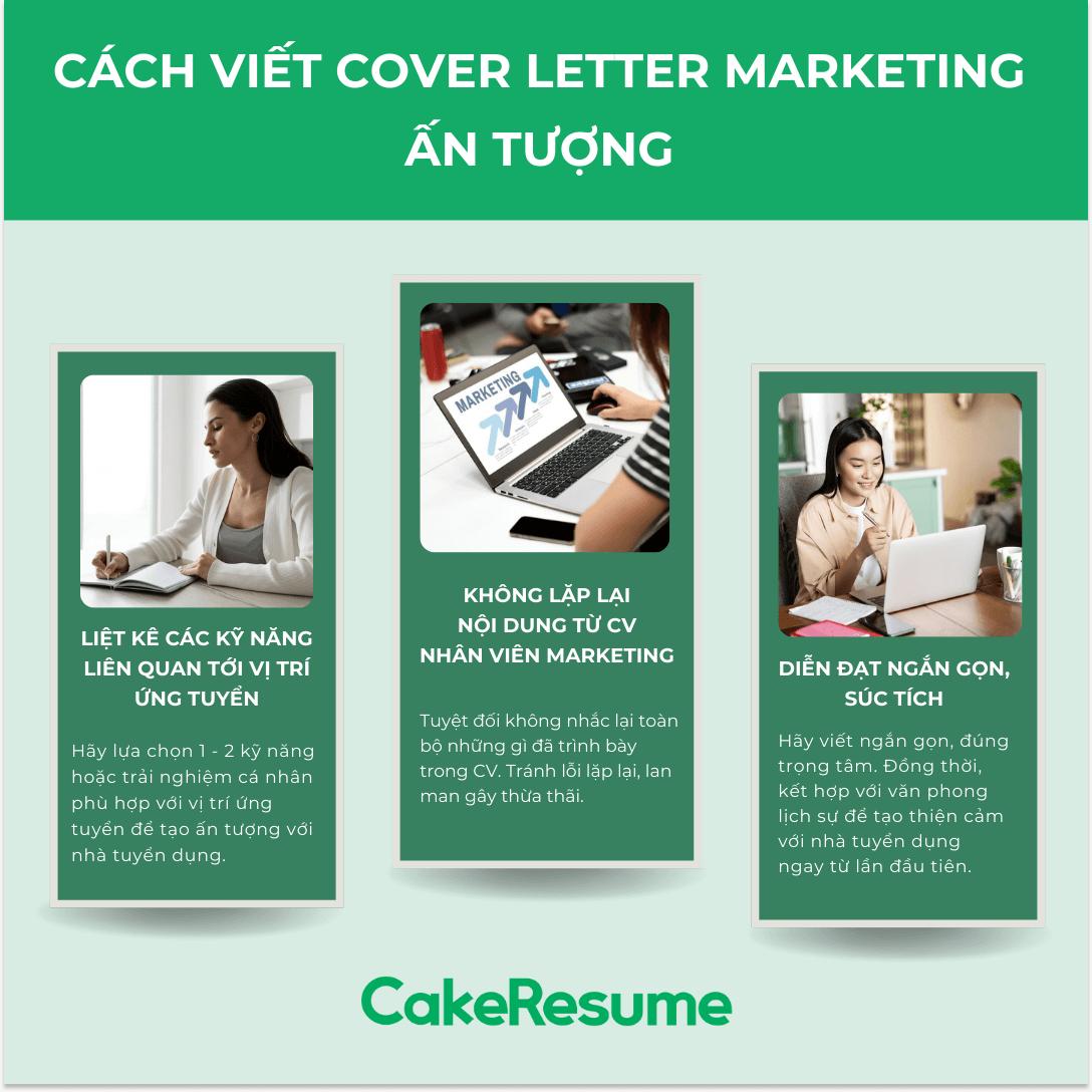 Các mẫu Cover Letter Marketing đúng chuẩn và ấn tượng nhất 2024