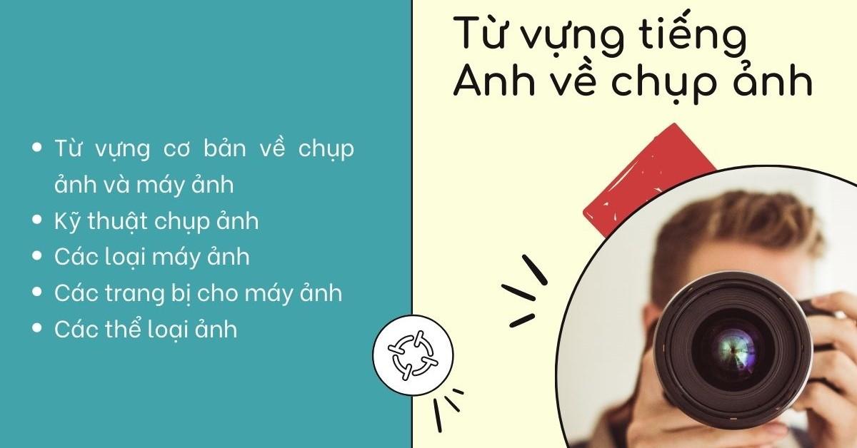 Tổng hợp từ vựng tiếng Anh về chụp ảnh | Đối thoại tại hiệu chụp ảnh