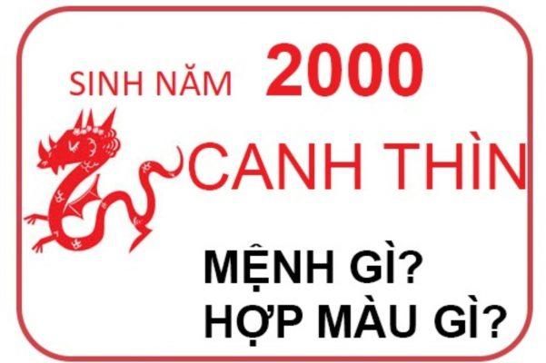 2000 mệnh gì