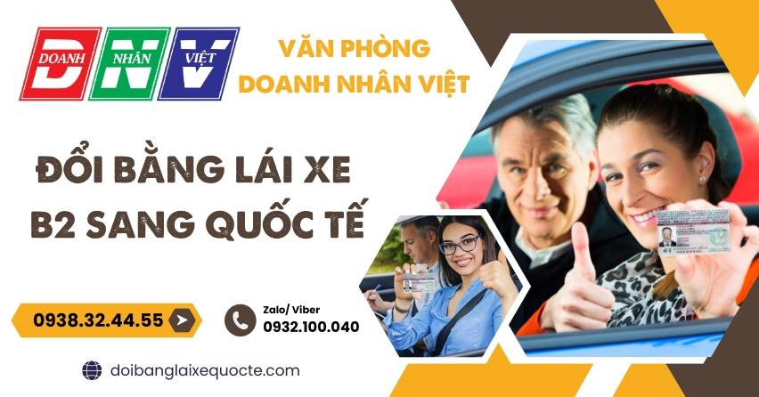 Đổi bằng lái xe B2 sang quốc tế