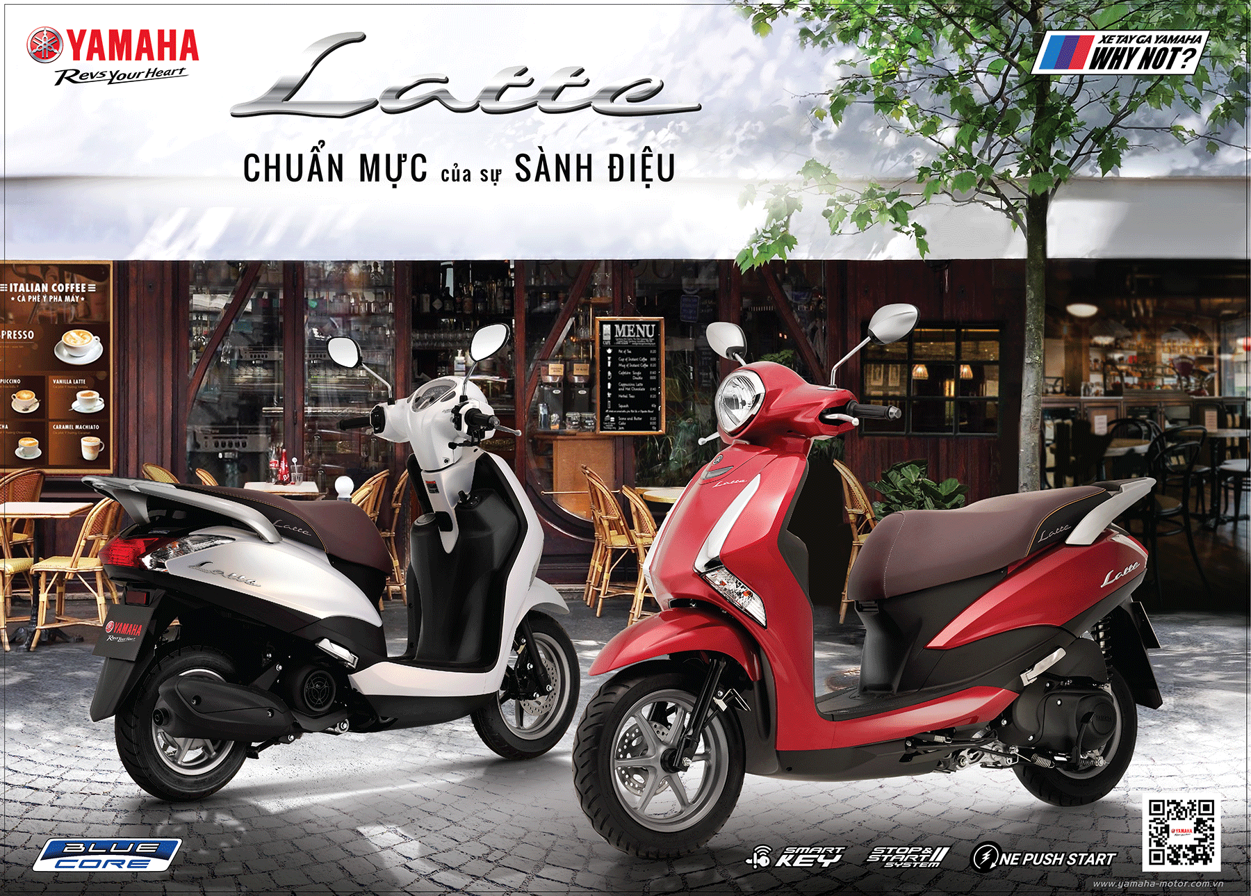 XE TAY GA YAMAHA LATTE MỚI – CHUẨN MỰC CỦA SỰ SÀNH ĐIỆU