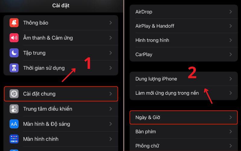 Cách chỉnh giờ trên iPhone, thay đổi ngày giờ đơn giản và nhanh