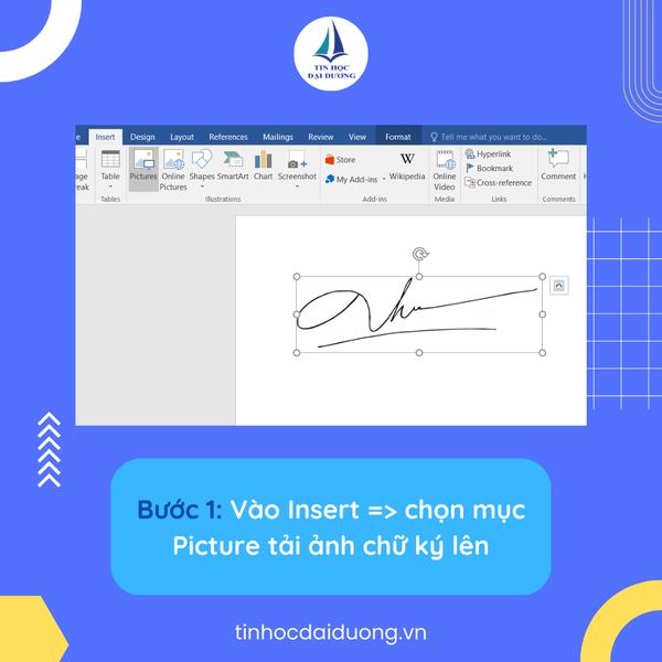 Cách chèn chữ ký vào file Word chỉ với 4 bước